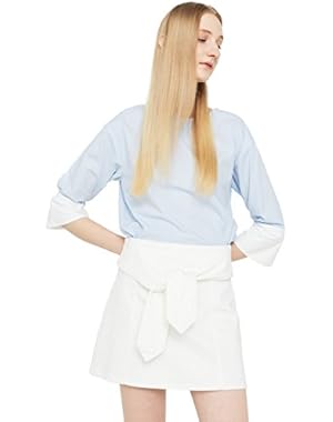 Mango Women's Decorative Bow Skirt