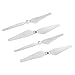 Powerextra 2 Pairs Replacement 9450 Self-Tightening 2CW/2CCW Propellers for DJI Phantom 2, Phantom 3 SE, Professional, Advanced, Standard, 4K (White)