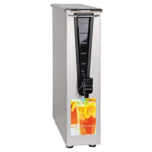 Click Here to See More Images Bunn 43900.0002 TD3T-N 3.5 Gallon Narrow Iced Tea Dispenser with Solid Lid