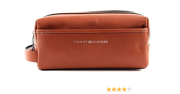 Tommy Hilfiger - Neceser de piel, color café, Marrón (Cognac Brown), Una  talla : Amazon.com.mx: Ropa, Zapatos y Accesorios