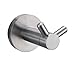 KES SUS304 Stainless Steel Coat Hook Double Towel/Robe Clothes Hook for Bath Kitchen Garage Heavy Duty Wall Mounted, Brushed Finish, A2161-2