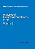 Image de Analyses of Hazardous Substances in Air Volume 5