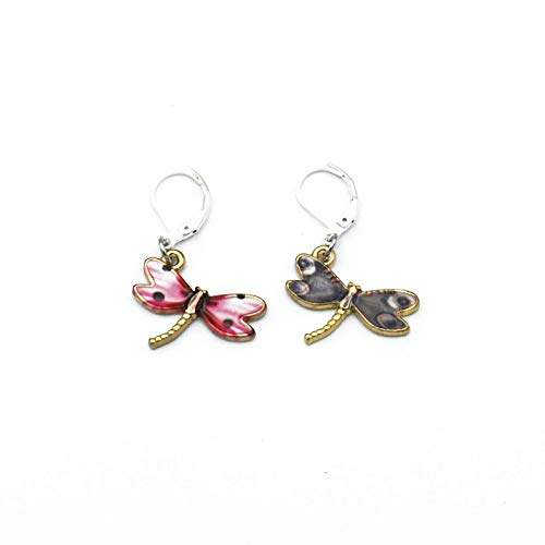 image for Pretty Warm Designs Dragonfly Crochet Locking Stitch Markers, unisex-a