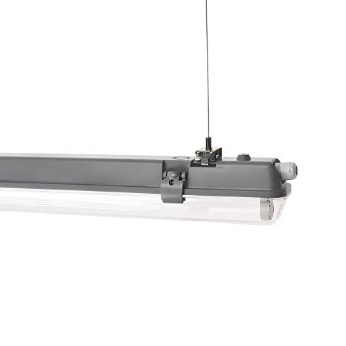 NCC-Licht LED Feuchtraumleuchte Wannenleuchte 127cm IP65 für 1 x T8 LED Röhre G13 120cm – Bild 4