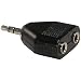 InstallerParts 3.5mm Stereo Plug to Dual 3.5mm Stereo Jack Adapter - Y Stereo Jack Adapter