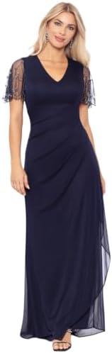 betsy & adam women's ruffled asymmetric-hem dress Betsy & Adam Women's Ruffled Asymmetric-Hem Dress