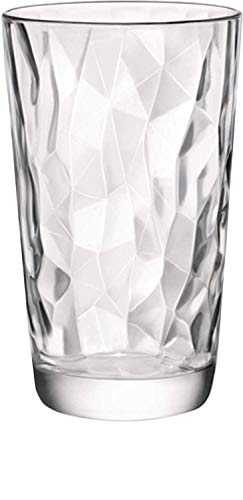 Clear Drinking Glasses Set of 10 | Real Glassware with Heavy Base | 10 Highball Drinkware Tumbler Set For Water, Whiskey, Cocktails | Best Kitchen Gift