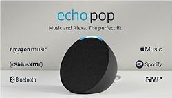 Amazon Echo Pop, Our smallest Alexa speaker, Fits