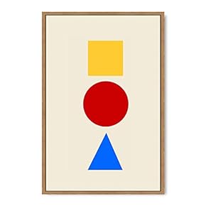 signwin Framed Canvas Wall Art Geometric Illustration Canvas...