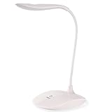Lachesis LED Desk Lamp, Eye-protected Portable USB Charging Port LED Table Lamp, Touch-Sensitive Control Panel, Adjustable Brightness