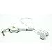 WHITE Retractable Stereo Headset Wired Dual Earbuds Earphones with Microphone for iPhone 6, 6 Plus 5S 5C 5 4S - Samsung Galaxy S6, S6 Edge, S5, S4, S3, S2, Mini - Galaxy Note 4 3 2 1 Edge - LG G2 G3 G4, Vigor, Optimus L90 - Google Nexus 6, 5, 4 - HTC ONE M8, M9, E8, Max, Remix, Desire
