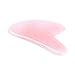 Rose Quartz Gua Sha Beauty Tool, Stone Carving Polished Scraping Massage Health Relaxation Crystal Scrapping Plate()