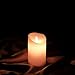 Etronic Real Wax 3D Dancing Flame Flickering Flameless Battery Powered LED Pillar Dripless Motion Candle, 3