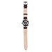 Aurora Men's Casual Business Analog Quartz Waterproof Wrist Watch with Light Brown Leather Band-Silver