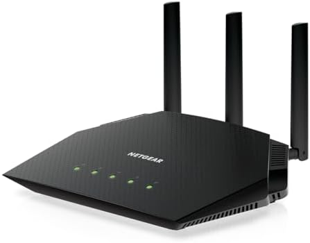 NETGEAR Nighthawk WiFi 6 Router (RAX36) – Router Only, AX3000 3 Gbps Wireless Speed – Dual-Band Gigabit Internet – Covers 2,000 sq. ft., 25 Devices – Built-in VPN, USB 3.0, Gaming