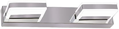 Bathroom Mirror Light Jentinsun 6W LED Modern Waterproof Anti-Fog Bath Vanity Wall Mounted Sconces Lamp Acrylic Fixtures Lighting for Bedroom Cabinet Make-up (Cold White)