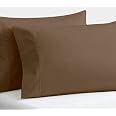 CharlottelyHues 1000 Thread Count King Pillowcases, 2-Pack – 100% Egyptian Cotton Sateen, Hotel Quality Cooling Pillow Covers (Mystic Rose)