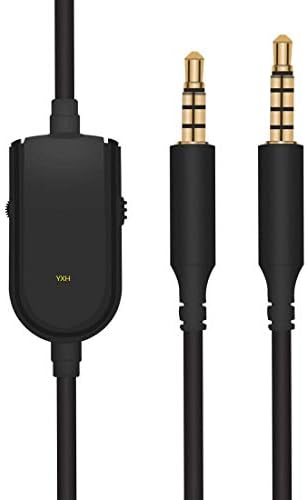 Inline Mute Volume Control Cable for Astro A10 A40 Gaming Headset Audio Talkback Chat Cord for Xbox One, Playstation 4 PS4, Smartphone and MixAmp and PC Gaming