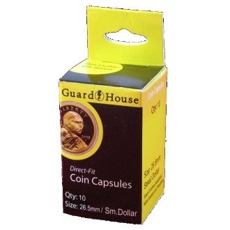 Guardhouse Box of 10 Direct Fit 26.5mm Coin Holders Small Dollars