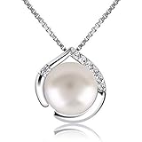 Conjunto Margarita Y Perlas Plata Ley 925