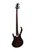 ivy IBA-500 Bass Solid-Body Electric Guitar, Trans Red