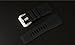 Infantry 24mm Black Military Silicone Rubber Mens Sports Watch Band Strap