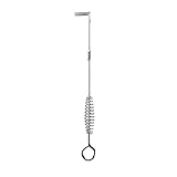 QQMaster New Two-Section BBQ Ash Tool Works For Big Green Egg, Kamado Joe And Other Charcoal Grills - Removably Assembled Wood Burning Stove Ash Tool Poker Cleaning Tools Grilling Accessories
