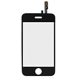 iPartsBuy Replacement Outer Screen Glass Lens for iPhone 3GS(Black)