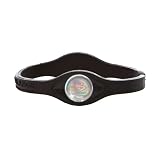 Power Balance Bracelet Black/White Letters size: MEDIUM