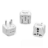 BESTEK Israel Travel Plug Adapter, Grounded