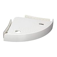 Wgxyihai Bathroom Shelf Shower Corner Shelf Basket for Bathroom and Kitchen Traceless Adhesives Tape Stickers No Drilling ABS Plastic