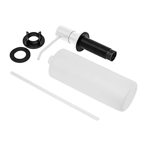 Soap Dispenser for Kitchen Sink (White Matte), Refill From the Top - Thumbnail 5