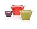 Aladdin 3 Collapsible Bowl Set - 4oz , 16oz , 32oz, Purple, Yellow, Red