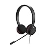 Jabra Evolve 20 Stereo Headset – Microsoft-gecertificeerde Koptelefoon met Kabel voor VoIP-softphones met Passive Noise…