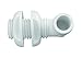 Attwood 3877-3 Polypropylene 90-Degree Thru-Hull Connector, White Finish