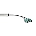 Goliton CT27AA25 Dual Double Fakra Antenna Aerial Adaptor ISO Lead Cable
