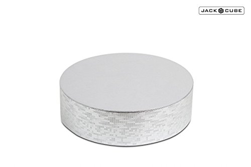 Jack Cube Cake Stand Set of 3, Cupcake Display Supplies Tray Plate for Decorative Party(8inch, 10inch, 12inch / Silver) - :MK197ABCS - Thumbnail 4