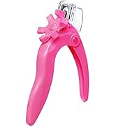 AORAEM Nail Clipper,Pink Adjustable Nail Tip Cutter False Nail Cutter Clip Tool Artificial Nails ...