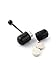 Black Stainless Steel Vibrating Tongue Rings Stud Barbell Body Piercing Kit