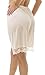Underworks Pettipants Nylon Culotte Slip Bloomers Split Skirt 9-inch Inseam X-Large-Beige