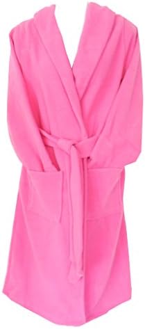Big Girls Polar Fleece Robe Pink 14