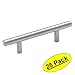 Cosmas 305-030SN Satin Nickel Cabinet Hardware Euro Style Bar Handle Pull - 3