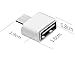 Josi Minea x2 Pcs USB 3.1 Type C Male (USB-C) to USB 3.0 Type A Female OTG Host Adapter for Samsung Galaxy S8 & S8 Plus, LG G6 & G5, Nexus 5X & 6P, New MacBook, Google Pixel - Black [2 Pack]