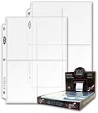 BCW 4-Pocket Pages for storing Photos or Postcards | Pocket Size 4