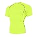 Baleaf Men's Short Sleeve Running Fitness Workout Compression Base Layer Shirt