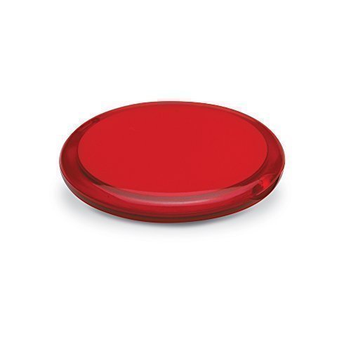 eBuyGB Pack of 10 Ladies Handbag Cosmetic Double Sided Magnifying Compact Vanity Make Up Mirror (Red)