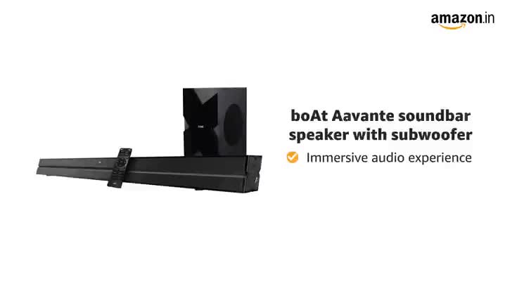 boat aavante bar 1500 wireless bluetooth soundbar speaker