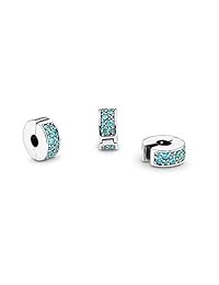 Pandora 791817 MCZ Teal Shinning Elegance Clip