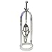 SM Flirt Nipple Clip Metal Restraint Breast Cage Nipples Pump for Adult Sex Toy Abusing Training Nipple (Silver)
