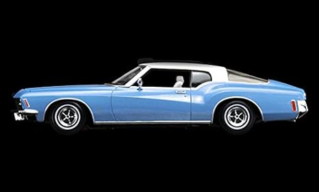 ビュイック リビエラ ミニカー アメ車 1 43 Truescale Buick Riviera 2 Door 1971 Light Blue White Tsm ミニカー ダイキャストカー おもちゃ Amazon